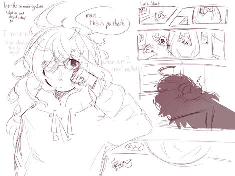 evil sleepy sick BUM yua